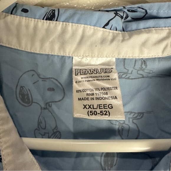 Peanuts Vintage Button Up Shirt Size XXL - Picture 4 of 6